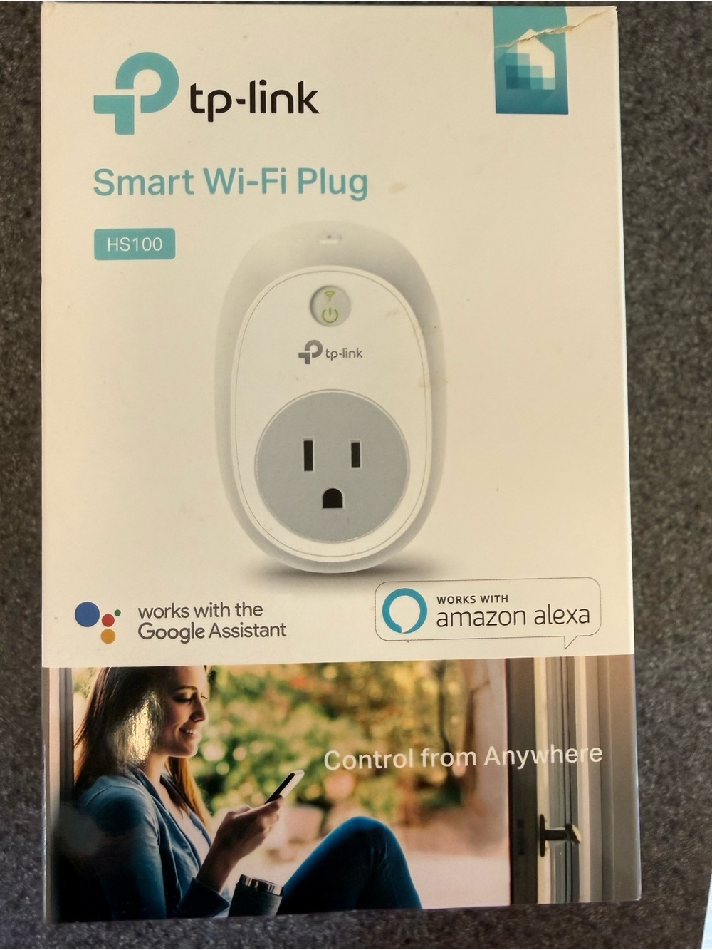 TP-Link White Smart Wi‑Fi Plug with Remote Access